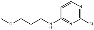 2-CHLORO-N-(3-METHOXYPROPYL)PYRIMIDIN-4-AMINE Struktur