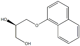 (2R)-3-(1-Naphthalenyloxy)-1,2-propanediol Struktur