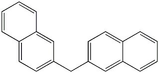 Naphthalene, 2,2'-methylenebis- Struktur