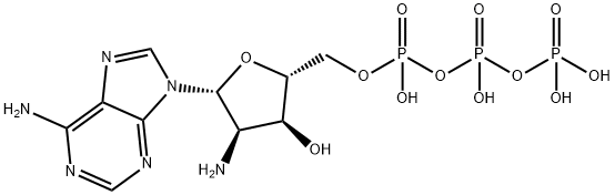 Adenosine 5'-(tetrahydrogen triphosphate), 2'-amino-2'-deoxy- Struktur