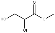 Propanoic acid, 2,3-dihydroxy-, methyl ester Struktur