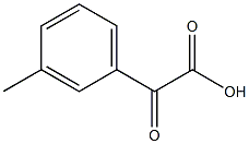 2-(3-Methylphenyl)-2-oxoacetic acid Struktur