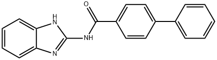 N-(1H-benzimidazol-2-yl)-4-phenylbenzamide Struktur