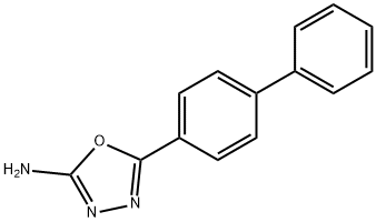 5-biphenyl-4-yl-1,3,4-oxadiazol-2-amine Struktur