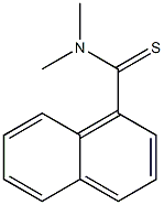 1-萘甲硫基酰胺,N,N-二甲基 結(jié)構(gòu)式