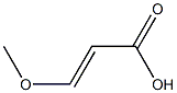 (E)-3-Methoxyacrylic acid Struktur