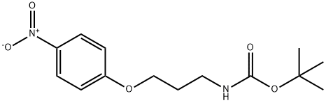 tert-Butyl (3-(4-nitrophenoxy)propyl)carbamate Struktur