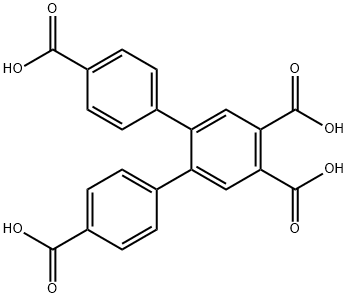 [1,1':2',1''-Terphenyl]-4,4',4'',5'-tetracarboxylic acid (9CI) Struktur