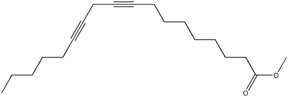 9,12-Octadecadiynoic acid, methyl ester Struktur