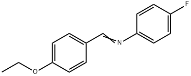 N-(4-ethoxybenzylidene)-4-fluoroaniline Struktur