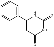 2,4(1H,3H)-Pyrimidinedione,dihydro-6-phenyl- Struktur