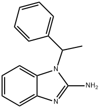 1-(1-phenylethyl)-2,3-dihydro-1H-1,3-benzodiazol-2-imine Struktur