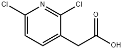 2-(2,6-dichloropyridin-3-yl)acetic acid Struktur