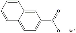 2-Naphthalenesulfinic acid, sodium salt Struktur