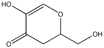 4H-Pyran-4-one, 2,3-dihydro-5-hydroxy-2-(hydroxymethyl)- Struktur