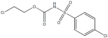 Carbamic acid,[(4-chlorophenyl)sulfonyl]-, 2-chloroethyl ester (9CI) Struktur