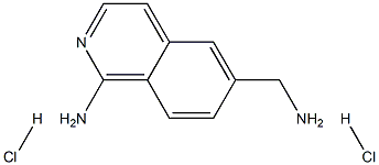 6-(AMINOMETHYL)ISOQUINOLIN-1-AMINE 2HCL Struktur