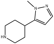 4-(1-methyl-1H-pyrazol-5-yl)piperidine Struktur