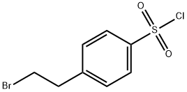 4-(2-bromoethyl)benzene-1-sulfonyl chloride Struktur