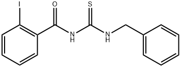 N-[(benzylamino)carbonothioyl]-2-iodobenzamide Struktur