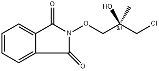 (R)-2-(3-chloro-2-hydroxy-2-methylpropoxy)isoindoline-1,3-dione Struktur