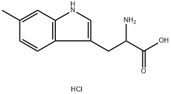 DL-6-Methyltryptophan monohydrochloride Struktur