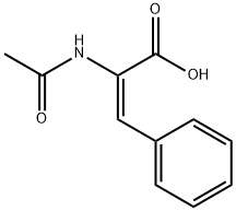 2-ACETAMIDO-3-PHENYLACRYLIC ACID Struktur