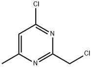 Pyrimidine, 4-chloro-2-(chloromethyl)-6-methyl- Struktur