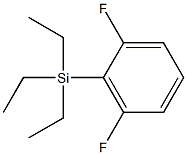 Silane, (2,6-difluorophenyl)triethyl- Struktur