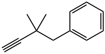 (2,2-dimethylbut-3-yn-1-yl)benzene Struktur