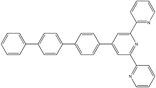 2,2':6',2''-Terpyridine, 4'-[1,1':4',1''-terphenyl]-4-yl- Struktur