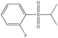 Benzene, 1-fluoro-2-[(1-methylethyl)sulfonyl]- Struktur