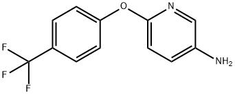 6-(4-Trifluoromethyl-phenoxy)-pyridin-3-ylamine dihydrochloride Struktur