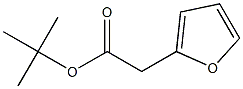 2-Furanacetic acid, 1,1-dimethylethyl ester Struktur