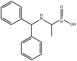 Phosphinic acid, [1-[(diphenylmethyl)amino]ethyl]- Struktur