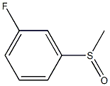 1-fluoro-3-methylsulfinylbenzene Struktur