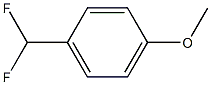 Benzene, 1-(difluoromethyl)-4-methoxy- Struktur