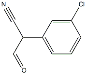 2-(3-chlorophenyl)-3-oxopropanenitrile Struktur