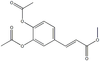 2-Propenoic acid, 3-[3,4-bis(acetyloxy)phenyl]-, methyl ester, (E)-