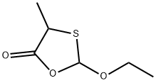 1,3-Oxathiolan-5-one, 2-ethoxy-4-methyl- Struktur