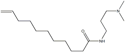 10-Undecenamide, N-[3-(dimethylamino)propyl]- Struktur