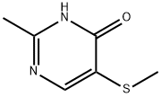 2-METHYL-5-(METHYLTHIO)PYRIMIDIN-4-OL Struktur