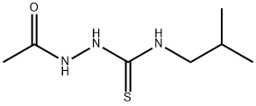 1-acetamido-3-(2-methylpropyl)thiourea Struktur