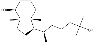 de-A,B-25-hydroxycholestan-8β-ol Struktur