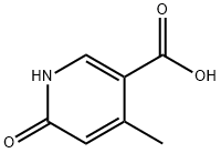 4-Methyl-6-oxo-1,6-dihydro-pyridine-3-carboxylic acid Struktur