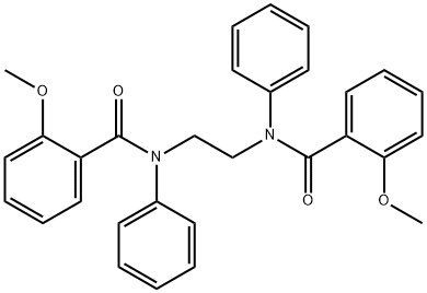 N,N'-1,2-ethanediylbis(2-methoxy-N-phenylbenzamide) Struktur