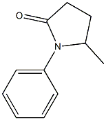 5-methyl-1-phenyl-pyrrolidin-2-one Struktur