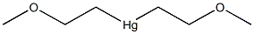 Mercury, bis(2-methoxyethyl)- Struktur