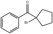 (1-bromo-cyclopentyl)-phenyl-methanone Struktur