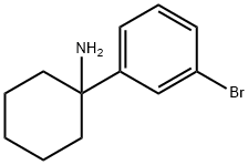 1-(3-bromophenyl)cyclohexan-1-amine Struktur